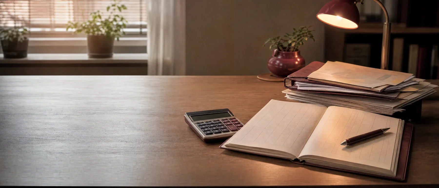 Calculator, ledger and medical bills used to add up mesothelioma compensation